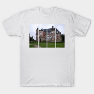 Utzschneider castle is a 20th-century castle. Between 1940 and 1944 the building was occupied by the Nazis. Rainy autumn day T-Shirt